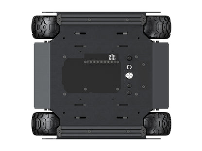 Flexible And Expandable 6x4 Off-Road UGV, With Extension Rails and ESP32 Slave Computer, 6 wheels 4WD Mobile Robot Chassis