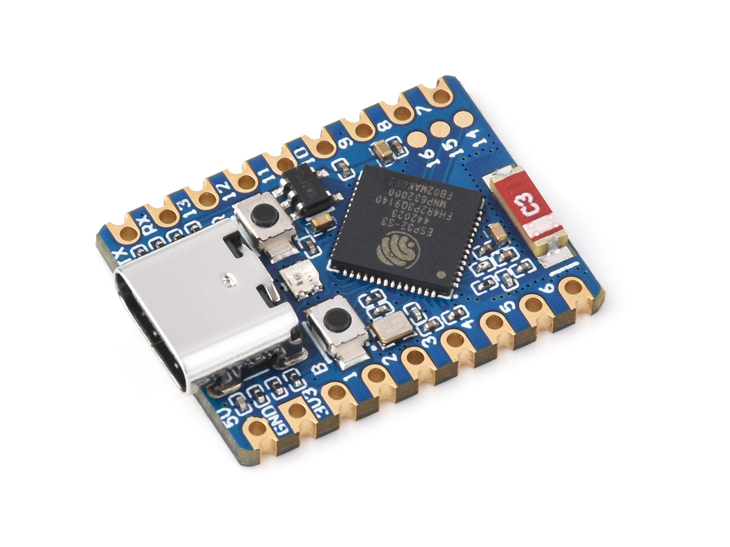 ESP32-S3 Mini Development Board, Based on ESP32-S3 Dual-Core Processor, 240MHz Running Frequency, 2.4GHz Wi-Fi & Bluetooth 5