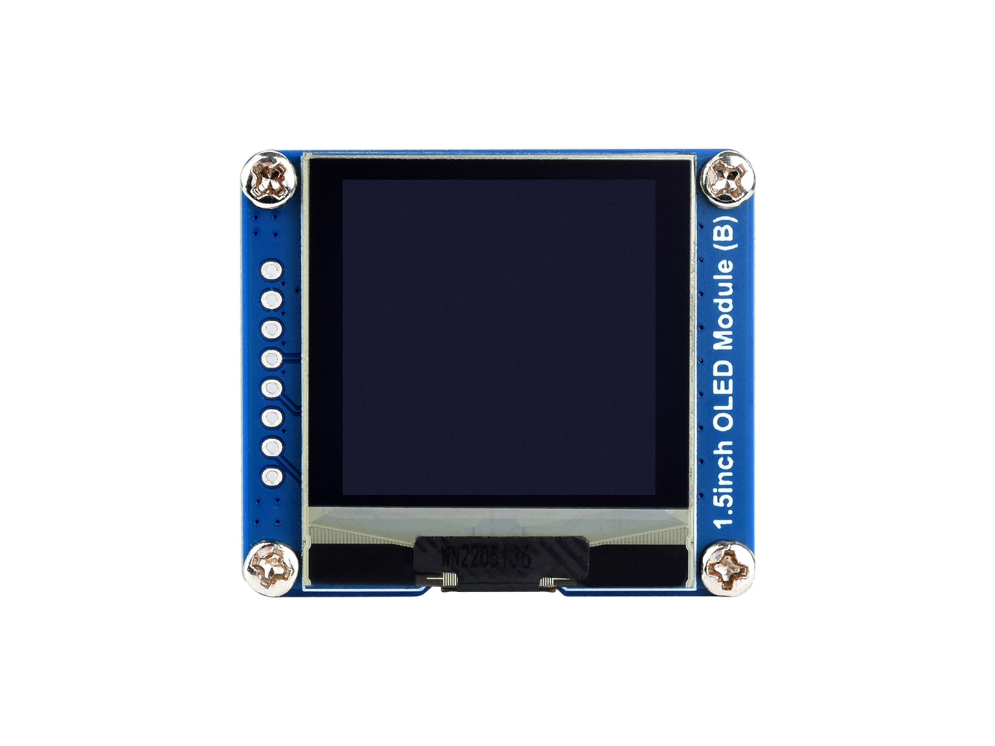1.5inch OLED Display Module, 128×128 Resolution, SPI / I2C Communication, Black / White Display Color