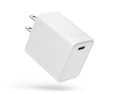 PD20W Fast Charger, USB Type-C Wall Charger Block, US Plug, intelligently adjusts the charging rate