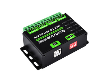 Industrial USB TO 4Ch RS485 Converter, Multi Protection Circuits, Multi Systems Support, Aluminium Alloy Case