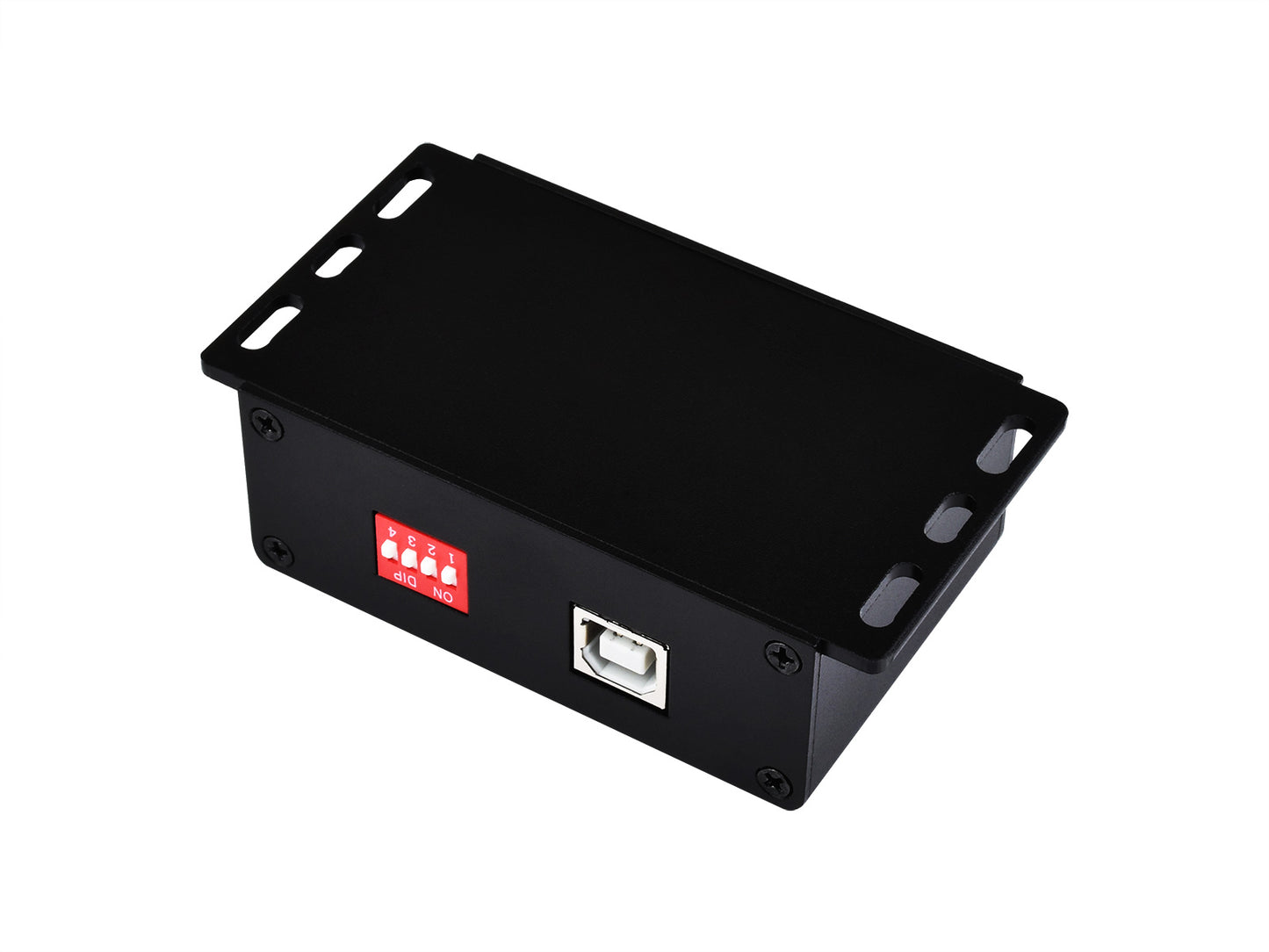 Industrial USB TO 4Ch RS485 Converter, Multi Protection Circuits, Multi Systems Support, Aluminium Alloy Case