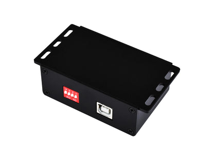 Industrial USB TO 4Ch RS485 Converter, Multi Protection Circuits, Multi Systems Support, Aluminium Alloy Case
