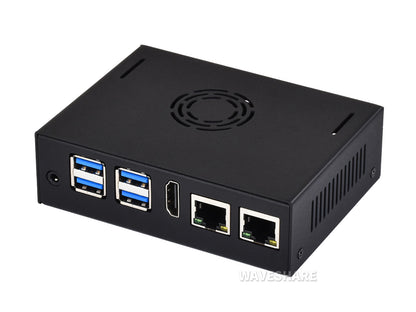 Metal case for VisionFive2 Board (NOT Included), With Cooling Fan, Mini-Computer Case