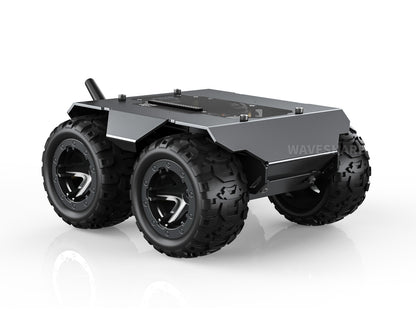 WAVE ROVER Flexible And Expandable 4WD Mobile Robot Chassis, Full Metal Body, Multiple Hosts Support, With Onboard ESP32 Module
