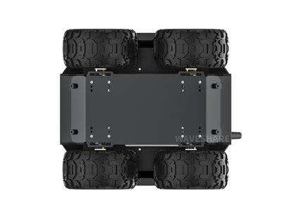 WAVE ROVER Flexible And Expandable 4WD Mobile Robot Chassis, Full Metal Body, Multiple Hosts Support, With Onboard ESP32 Module
