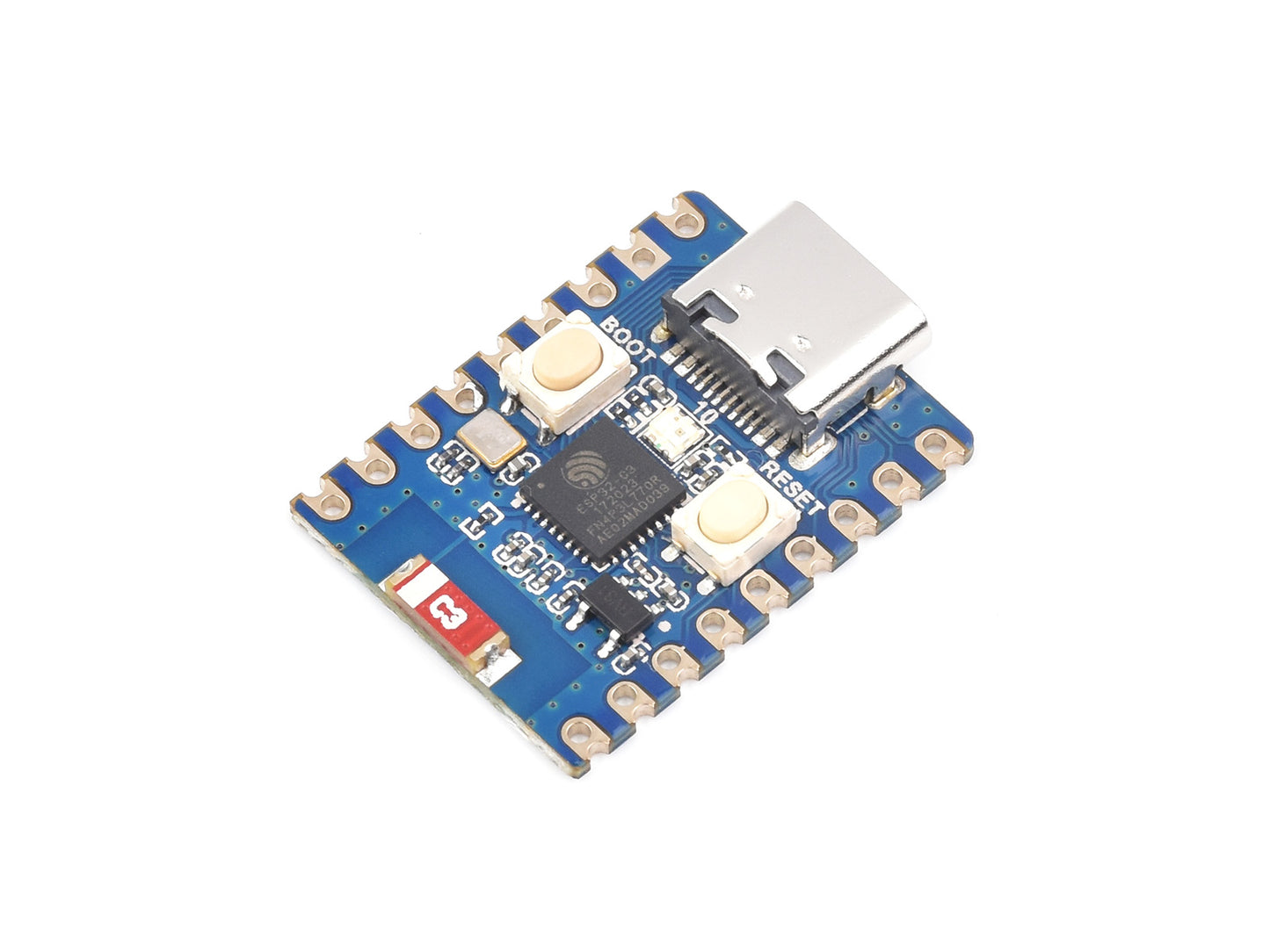 ESP32-C3 Mini Development Board, Based on ESP32-C3FH4 Single-core Processor, 160MHz Running Frequency, 2.4GHz Wi-Fi & Bluetooth 5