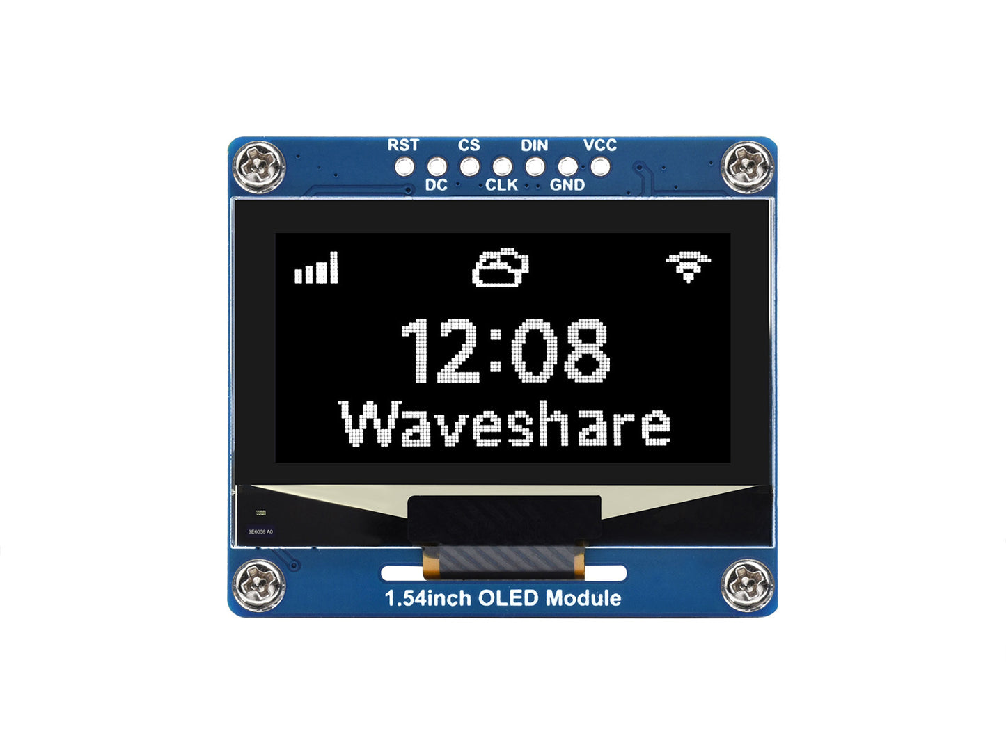 1.54inch OLED Display Module, 128×64 Resolution, SPI / I2C Communication