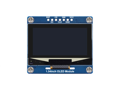 1.54inch OLED Display Module, 128×64 Resolution, SPI / I2C Communication