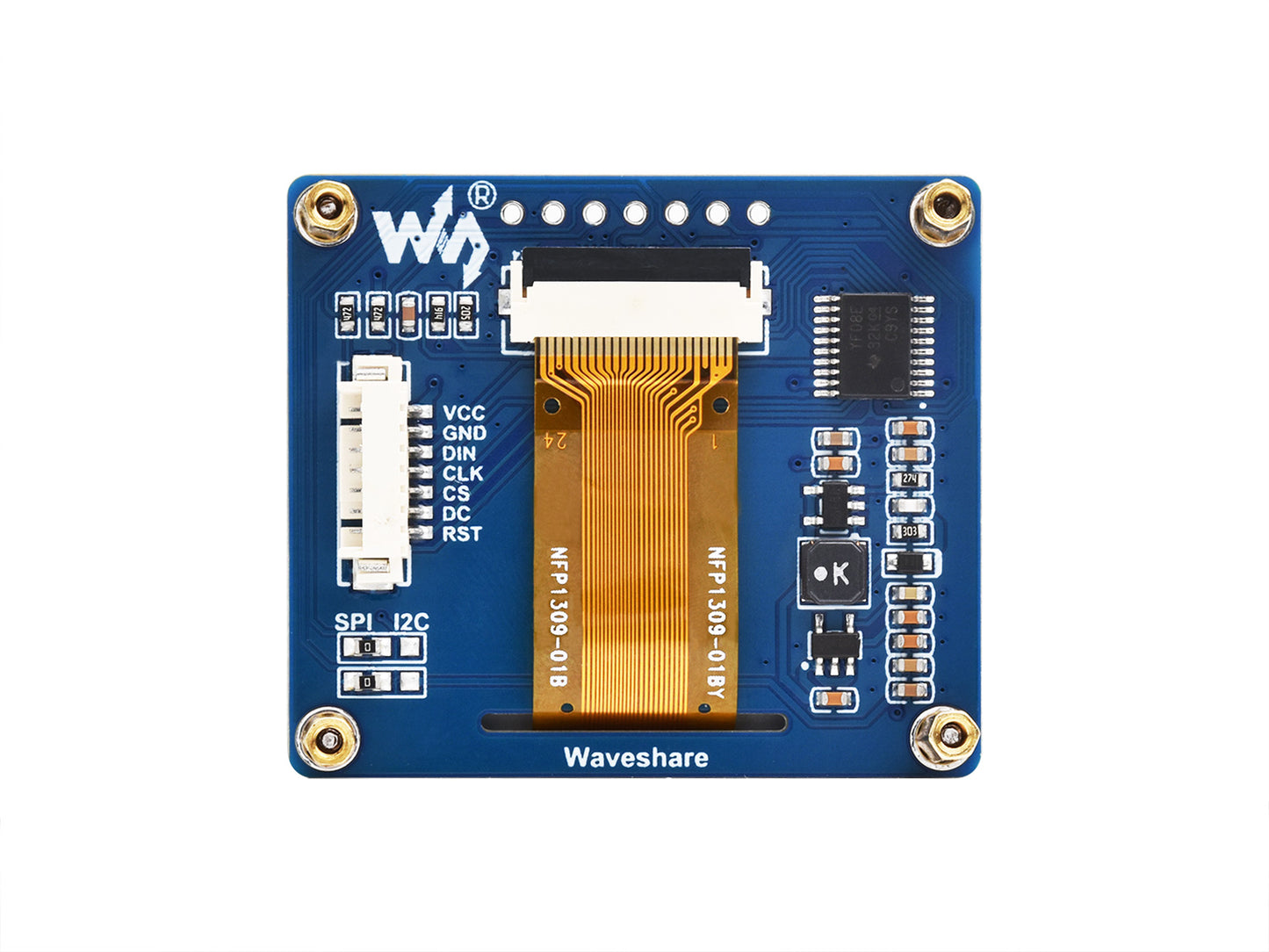 1.54inch OLED Display Module, 128×64 Resolution, SPI / I2C Communication
