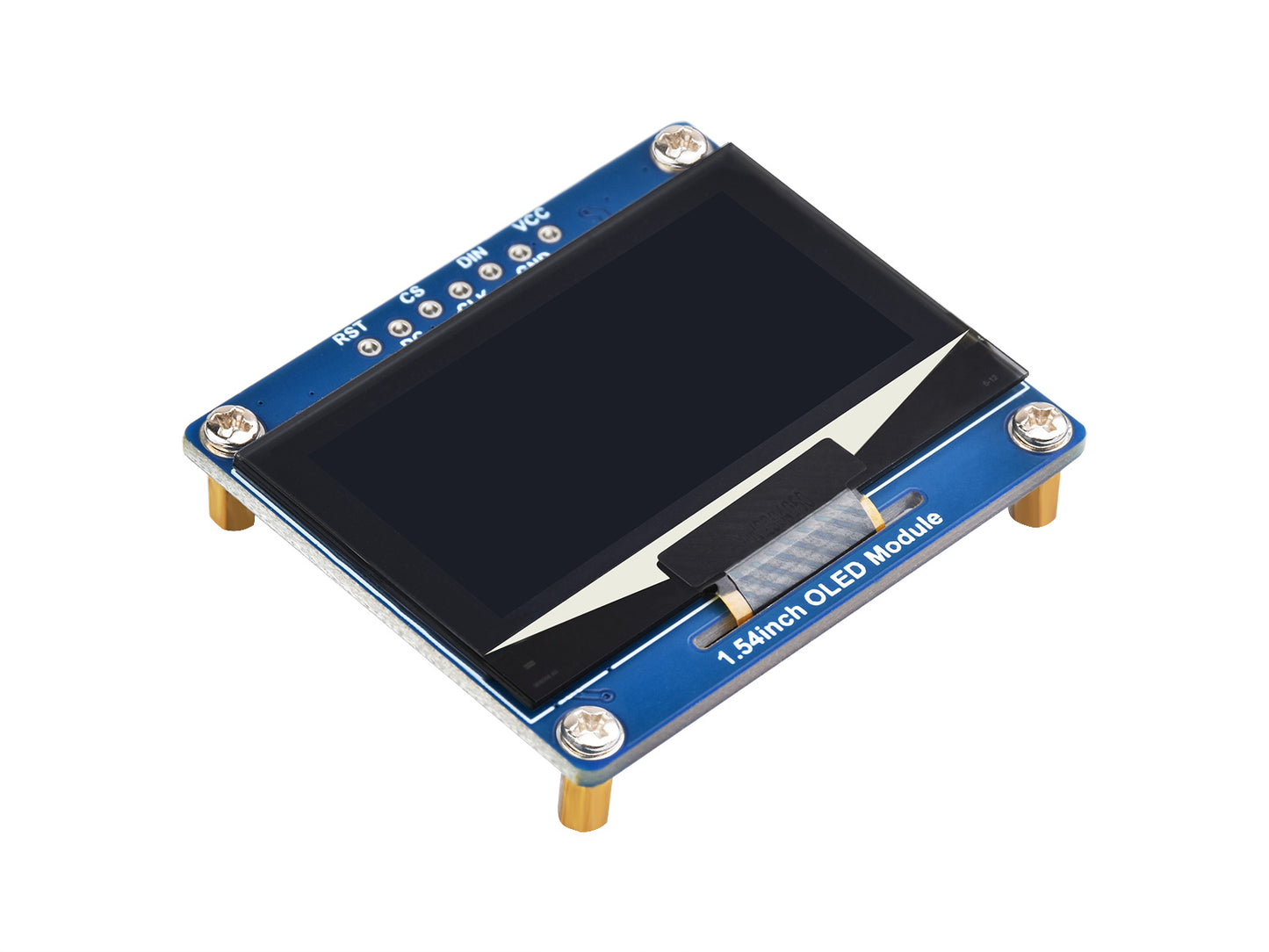 1.54inch OLED Display Module, 128×64 Resolution, SPI / I2C Communication