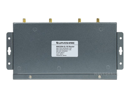 RM520N-GL industrial 5G Router, wireless CPE, snapdragon X62 onboard, 5G Global Band Module, Gigabit Ethernet and WiFi