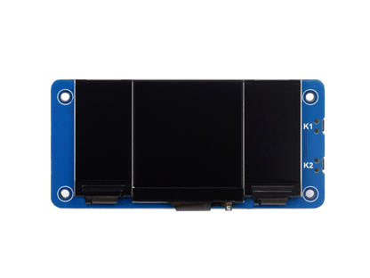 Triple LCD HAT For Raspberry Pi, Onboard 1.3inch IPS LCD Main Screen and Dual 0.96inch IPS LCD Secondary Screens