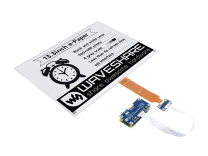 960×680, 13.3inch E-Ink display HAT (K) for Raspberry Pi, SPI interface
