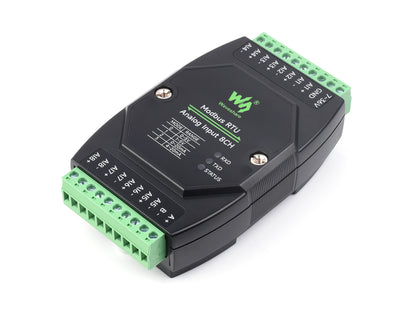 Industrial 8-Ch Analog Acquisition Module, 12-bit High-precision, Supports Voltage And Current Acquisition