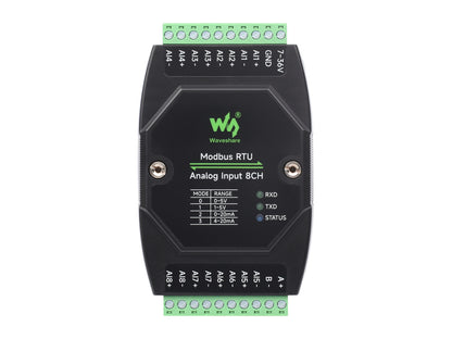 Industrial 8-Ch Analog Acquisition Module, 12-bit High-precision, Supports Voltage And Current Acquisition