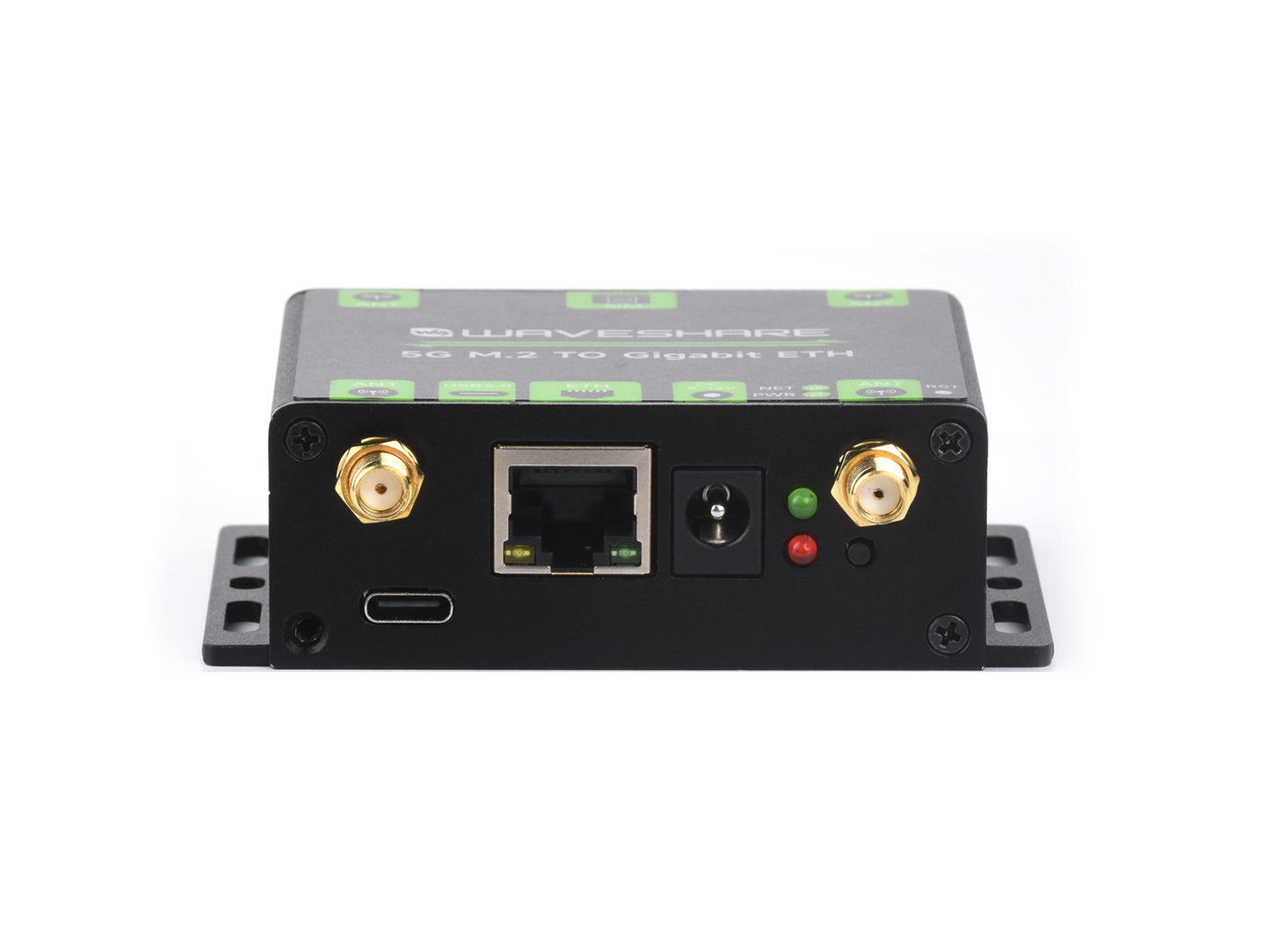 5G M.2 to Gigabit Ethernet Converter, 5G M.2 to USB3.1, Aluminum Alloy Case, Wall-Mount Support, Quad Antennas, Options For 5G Module