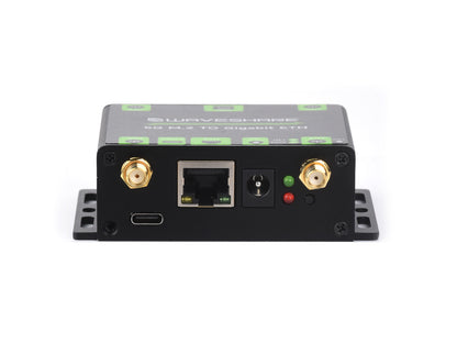 5G M.2 to Gigabit Ethernet Converter, 5G M.2 to USB3.1, Aluminum Alloy Case, Wall-Mount Support, Quad Antennas, Options For 5G Module