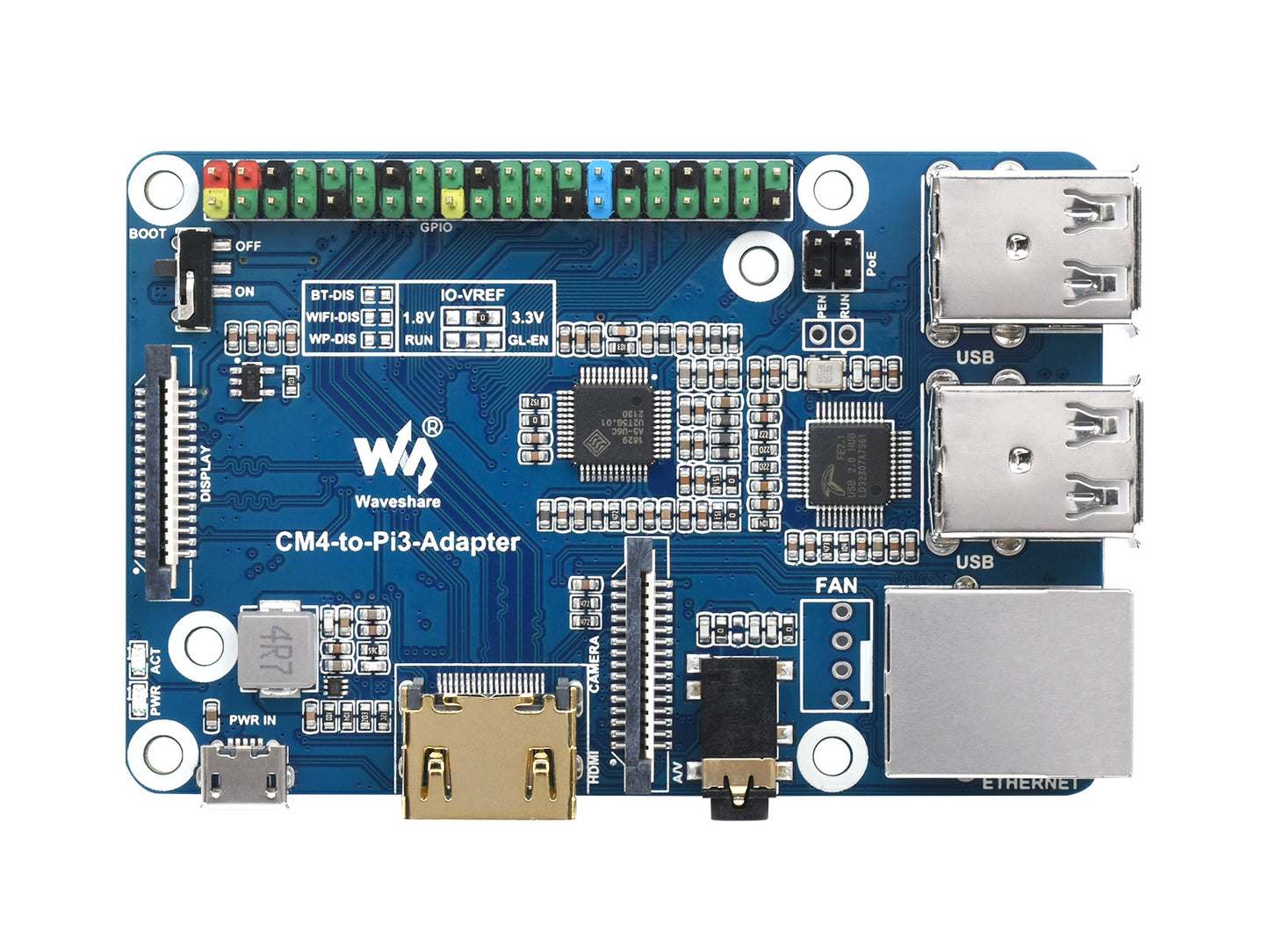 Raspberry Pi CM4 To 3B Adapter B version, Alternative Solution for Raspberry Pi 3 Model B/B+