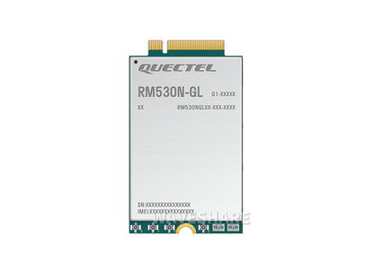 Quectel RM530N-GL IoT 5G Global Band Module, 5G Sub-6G & mmWave Module, M.2 Form Factor With 3GPP 5G Release 16 Specification
