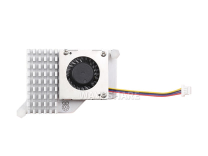 Official Raspberry Pi Active Cooler for Raspberry Pi 5, Temperature-controlled Blower Fan, Aluminium Heatsink, With Thermal Tapes