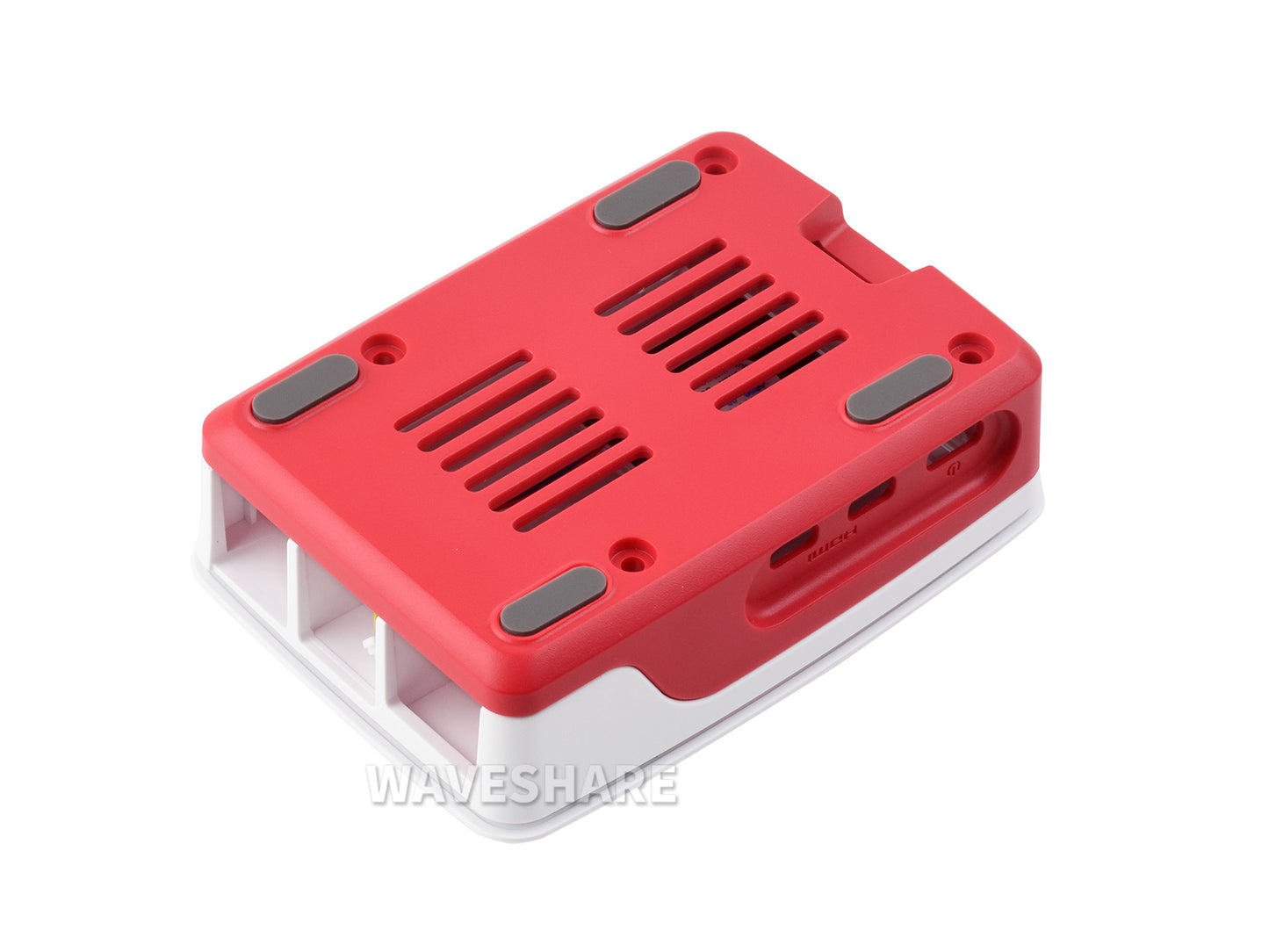 Official Raspberry Pi Case for Raspberry Pi 5, Built-in Cooling Fan, Red/White Color