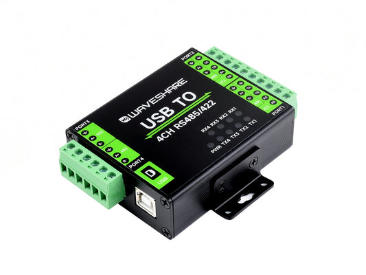 Industrial Isolated USB To RS485/422 Converter, Original FT4232HL Chip, Supports USB To 2-Ch RS485 + 2-Ch RS485/422