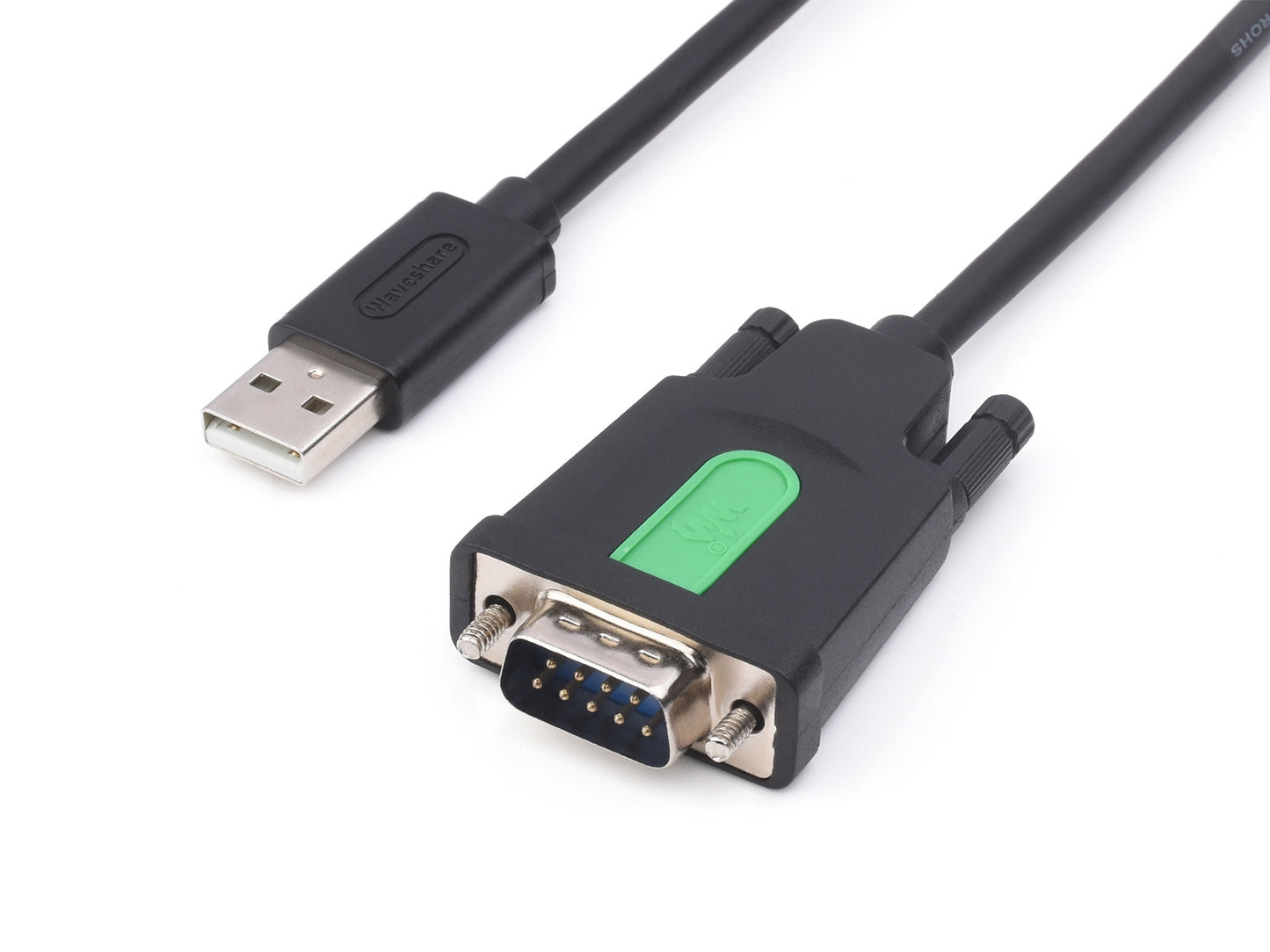 Industrial USB To RS232 Serial Adapter Cable, USB Type A To DB9 Male / Female Port, Original FT232RL Chip, Cable Length 1.5m