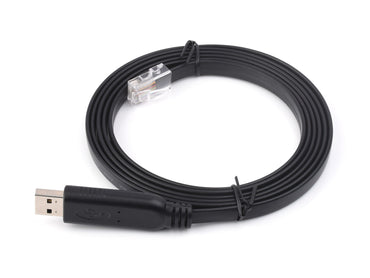 Industrial USB To RJ45 Console Cable, USB Type A to RJ45 Console Male Port, Original FT232RL Chip, Cable Length 1.8m