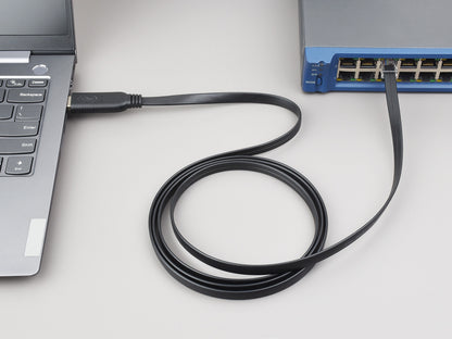 Industrial USB To RJ45 Console Cable, USB Type A to RJ45 Console Male Port, Original FT232RL Chip, Cable Length 1.8m