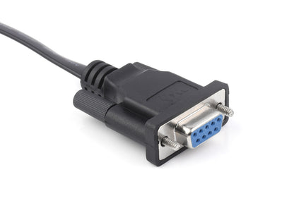 RS232 to RJ45 Console Cable, RS232 DB9 Female Port to RJ45 Console Male Port, Cable Length 1.8m