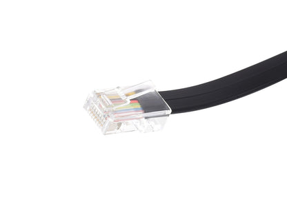 RS232 to RJ45 Console Cable, RS232 DB9 Female Port to RJ45 Console Male Port, Cable Length 1.8m