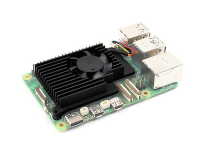 Active Cooler for Raspberry Pi 5, Active Cooling Fan, Aluminium Heatsink, With Thermal Pads