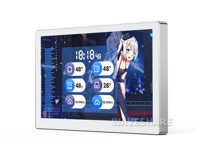 5 / 7 / 8 / 8.8 Inch USB Monitor, AIO LCD Screen, PC Case Secondary Screen / Desktop RGB Ambient Screen, IPS Panel, Type-C Interface, CNC Metal Case