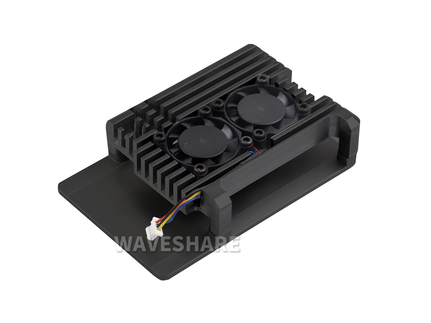 Aluminium Alloy Case for Raspberry Pi 5, Dual Cooling Fans