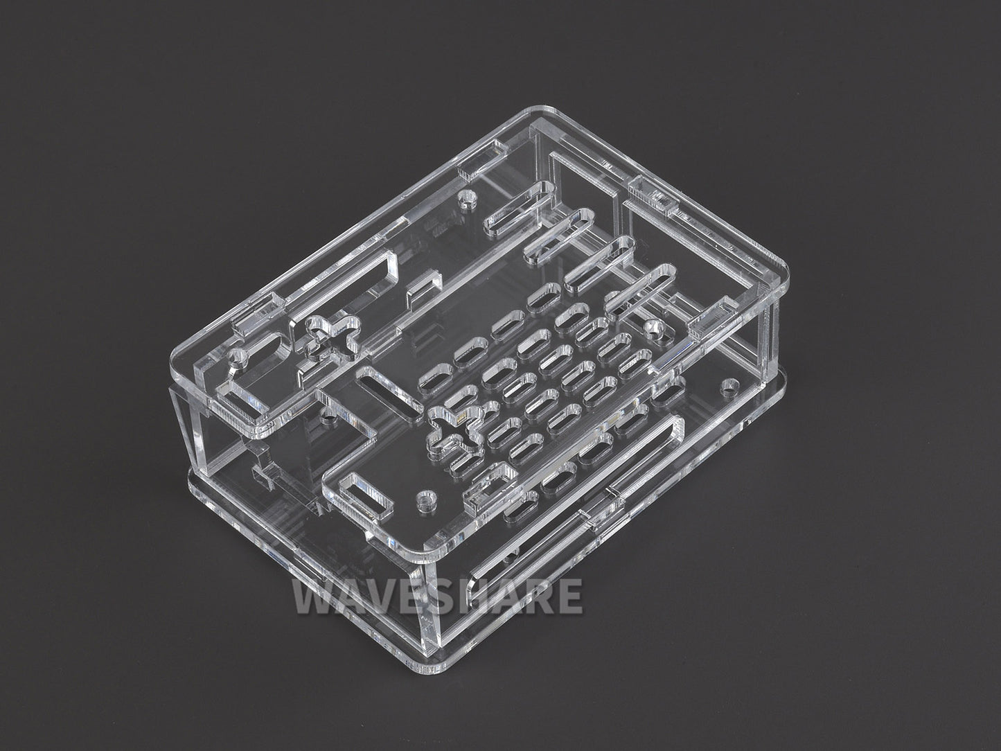 Clear Acrylic Case for Raspberry Pi 5, Supports installing Official Active Cooler