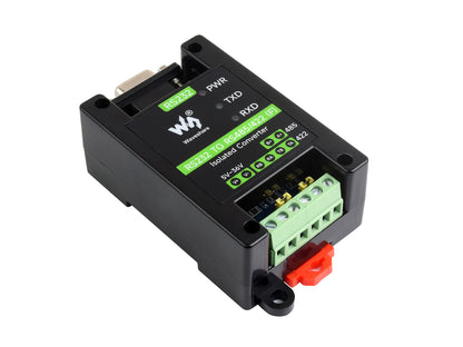 RS232 To RS485/422 Active Digital isolated Converter, Onboard Original SP3232EEN and SP485EEN Chips, Options for RS232 DB9 Male / Female port