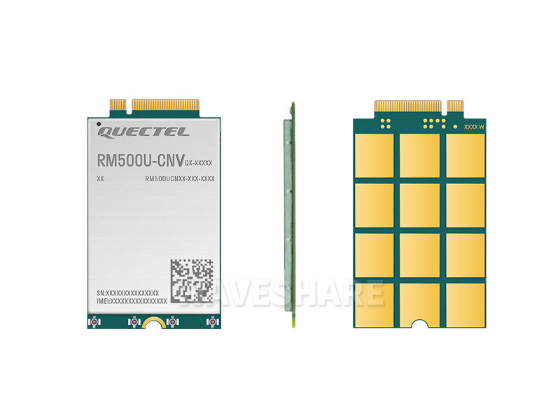 Quectel RM50x Series 5G Sub-6 GHz Module, M.2 Form Factor