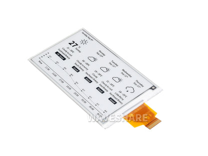 4.26inch E-Paper raw display, 800x480, Black/White, SPI Communication