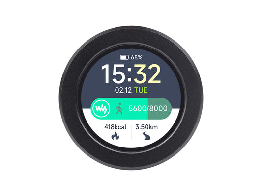 RP2040 Microcontroller Development Board, with 1.28inch Round Touch LCD, Accelerometer And Gyroscope Sensor, With CNC Metal Case