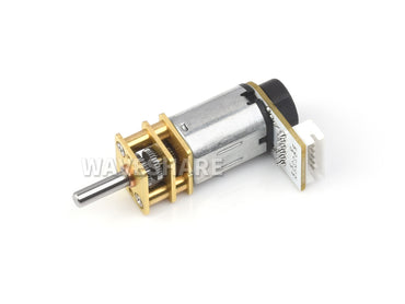 N20 DC Gear Motor, Magnetic Hall Encoder, All-metal Gearbox, High precision Reduction Motor, With L-shaped 6PIN Connector