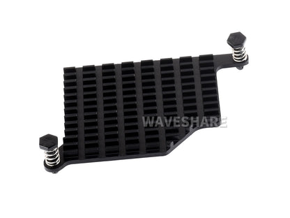 Aluminum Heatsink For Raspberry Pi 5, With Thermal Pads And Spring-Loaded Push Pins