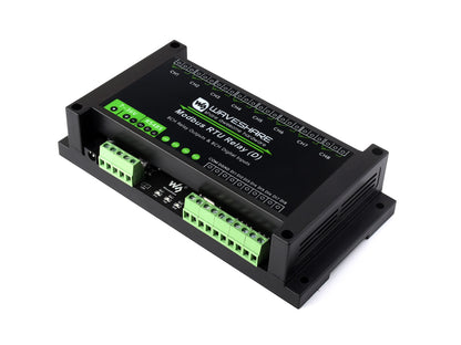 Industrial Modbus RTU 8-ch Relay Module (D) With Digital Input and RS485 Interface, Multi Isolation Protection Circuits, 7~36V Power Supply