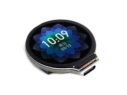 ESP32-S3 Development Board, 32-bit LX7 Dual-core Processor, Integrates GC9A01 Display Driver Chip, With 1.28inch IPS Round LCD