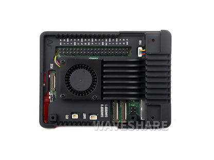 Argon NEO Aluminum Alloy Case for Raspberry Pi 5, Built-in Cooling Fan, Optional for M.2 NVME Interface Expansion, Raspberry Pi 5 case