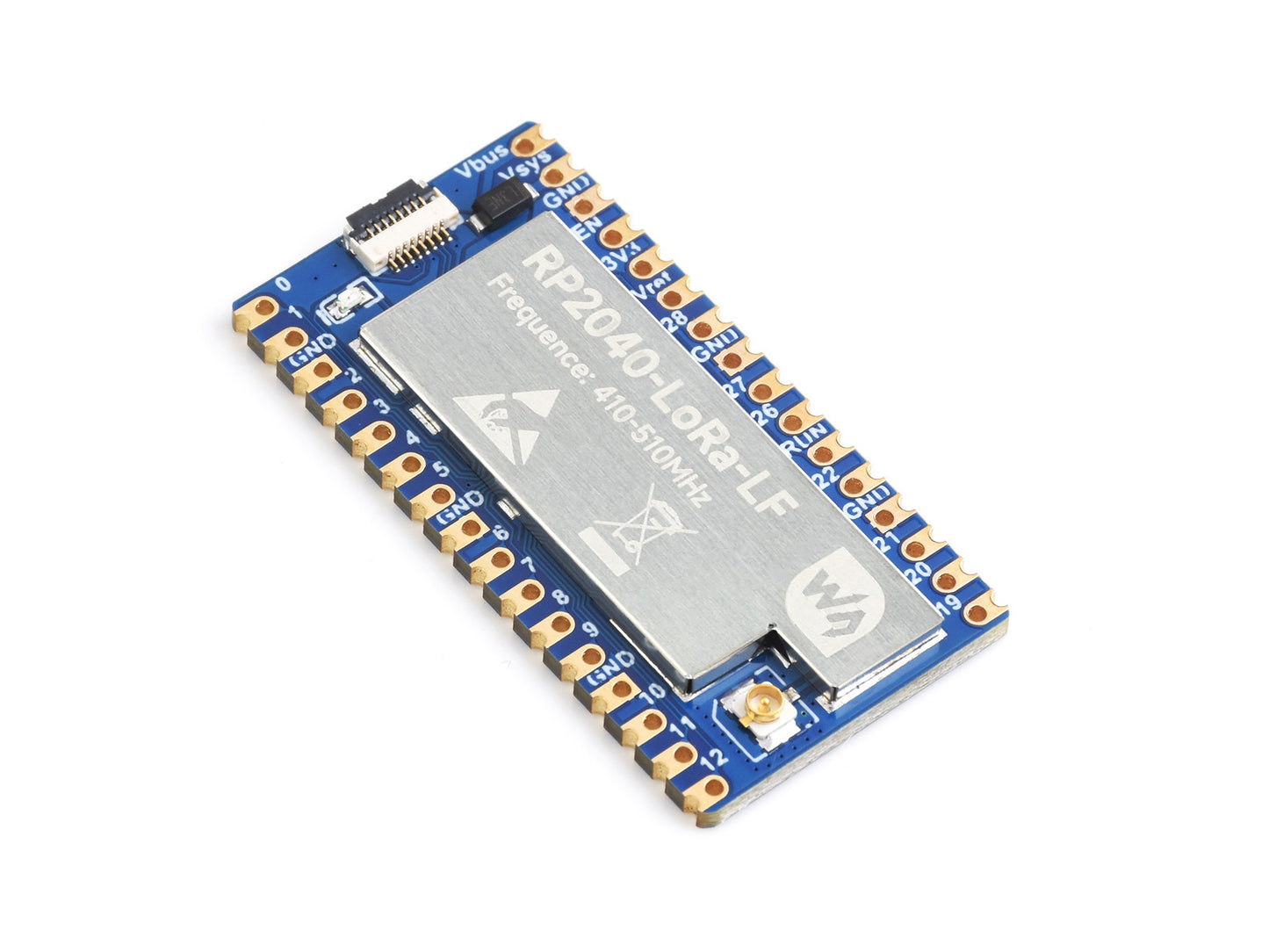 RP2040-LoRa Development Board, Integrates SX1262 RF Chip, Long-Range Communication, Options For Frequency Band