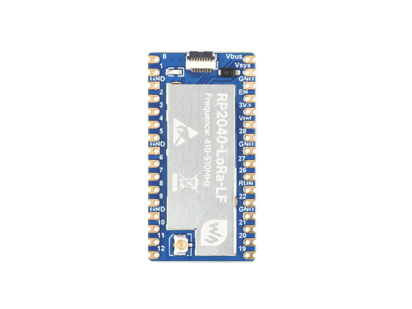 RP2040-LoRa Development Board, Integrates SX1262 RF Chip, Long-Range Communication, Options For Frequency Band