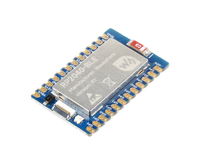 Waveshare RP2040-BLE Development Board, Raspberry Pi Microcontroller Development Board, Based On RP2040, Supports Bluetooth 5.1 Dual Mode