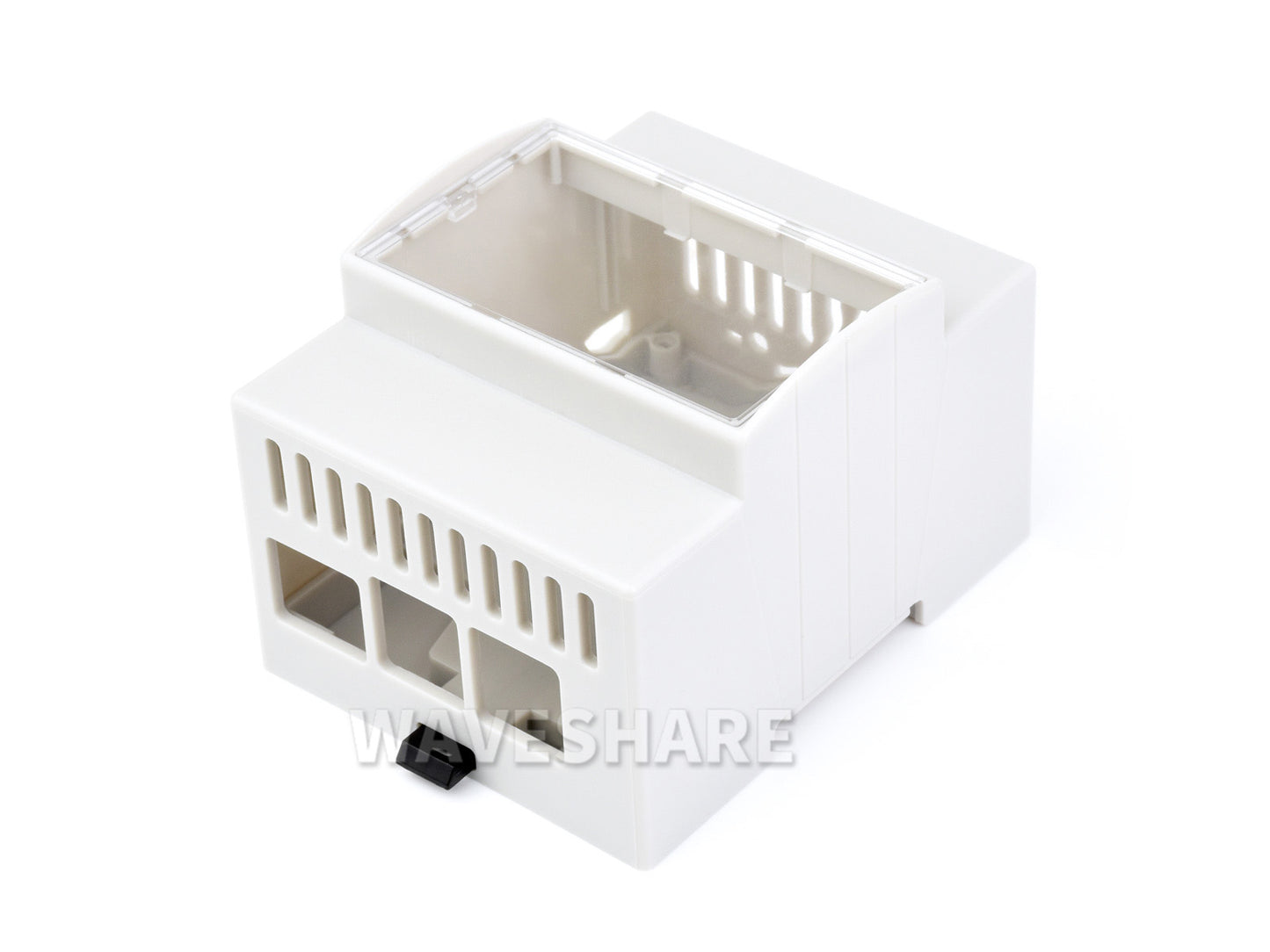 DIN rail ABS Case for Raspberry Pi 5, large inner space, injection moduling