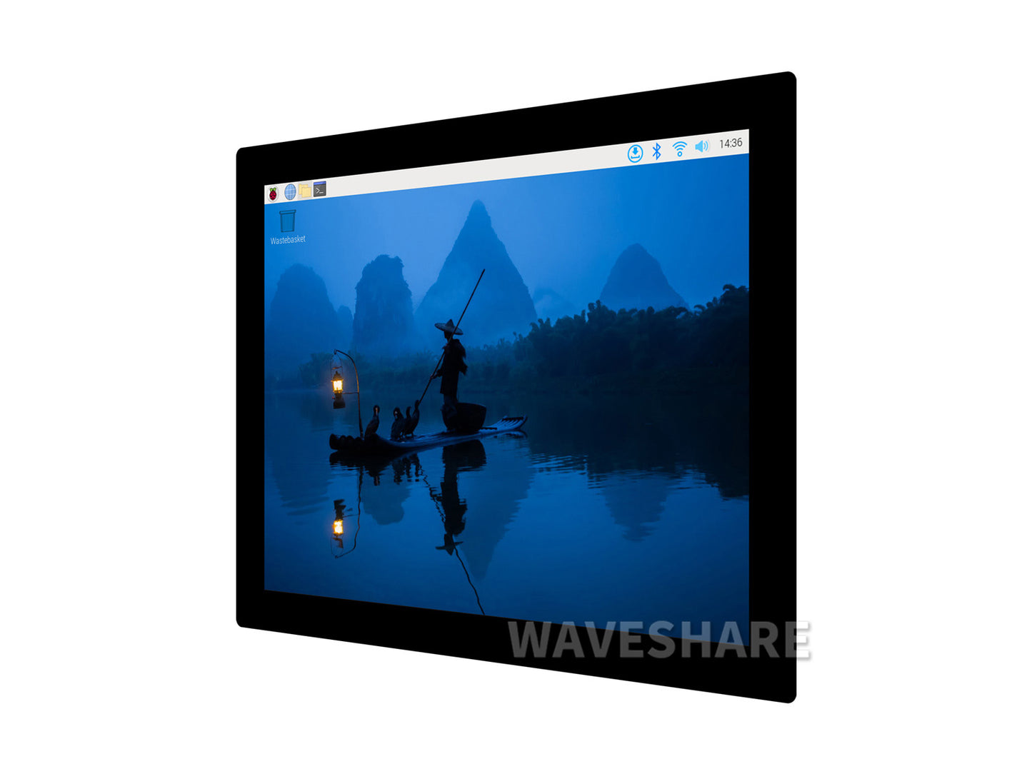 9.7inch Capacitive Touch Display, 768×1024, Toughened Glass Panel, HDMI Interface, IPS Panel, 10-Point Touch